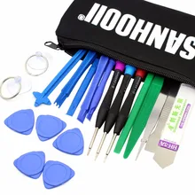 For iPhone 4-7 SANHOOII 1set 20pcs Mobile Phone Repair Tools Kit Spudger Pry Screen Opening Screwdriver Hand Tool