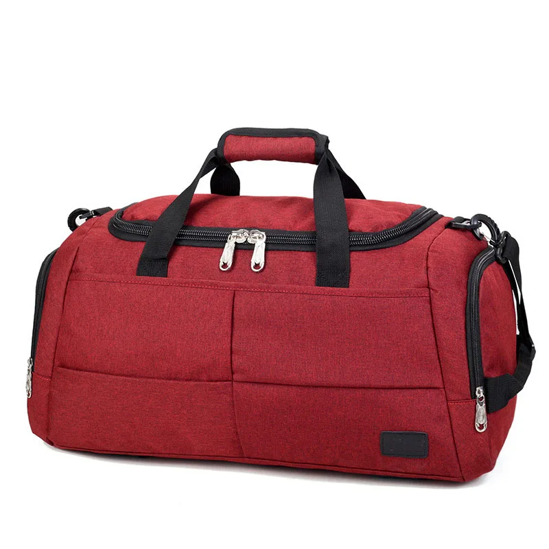Многофункциональная спортивная сумка для фитнеса для мужчин и женщин ручная сумка на одно плечо багаж приемный рюкзак Йога Спортивная Сумка - Цвет: Красный