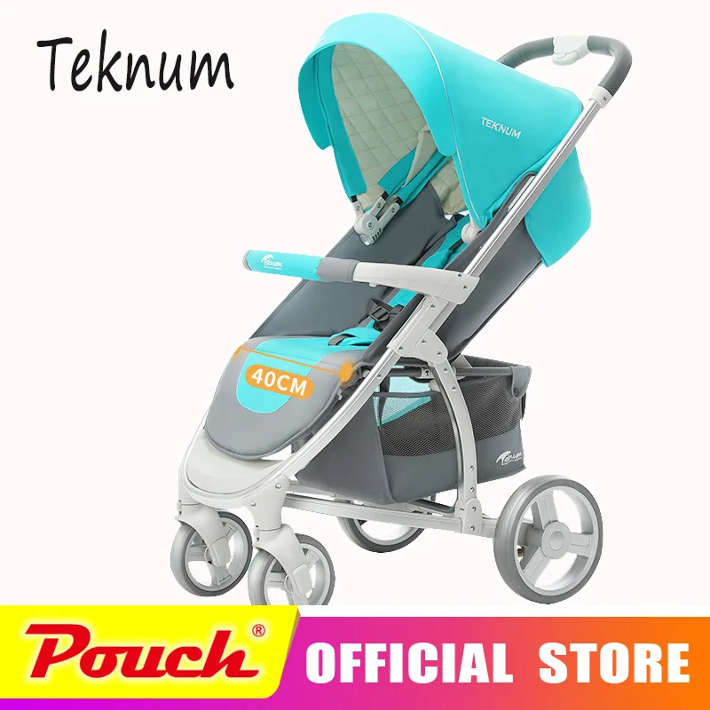 

Teknum baby carriage high landscape stroller can sit reclining strong shock absorber folding portable stroller high-end stroller