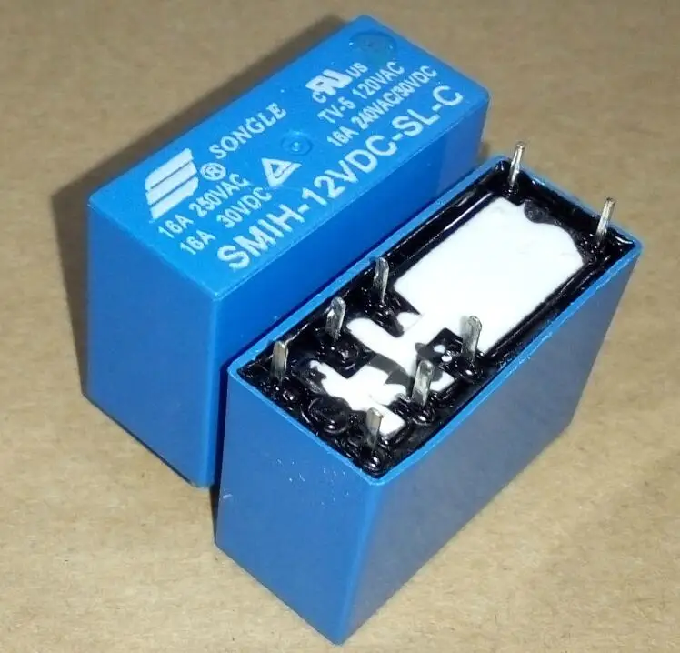 

POWER Relays SMIH-05VDC-SL-C 5V 16A 250V 8 pin a set of conversion