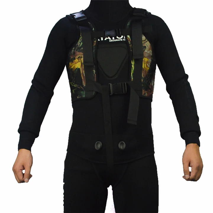 LayaTone жилет для мужчин 3 мм неопрен гидрокостюм вес бег подводная рыбалка жилет Охота Дайвинг костюм Топ жилет куртка