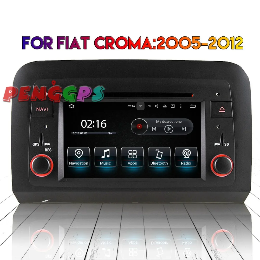 

2 din Android 8.0 7.1 Car Radio DVD Player GPS Navigation Headunit For FIAT Croma 2005-2012 Car Stereo Multimedia Auto Audio Map