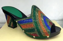 Aliexpress UK 2015 Neue Afrika frauen High Heels Für Frauen Party (YH015-924-green)! Afrika frauen Schuhe