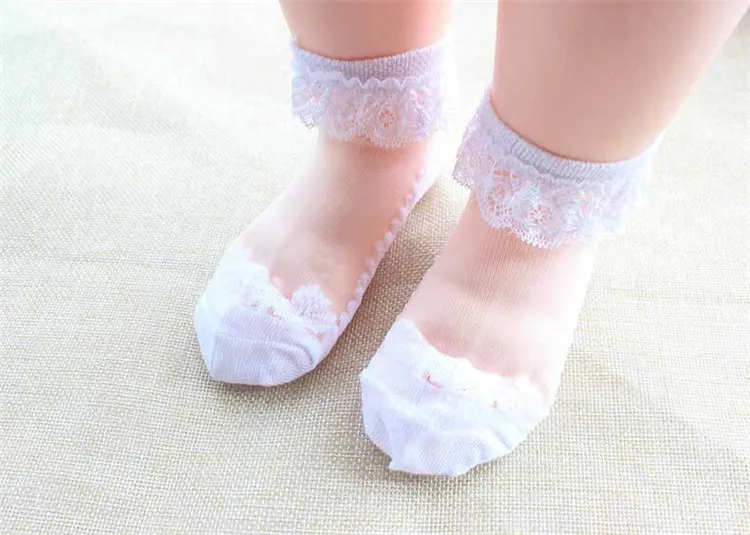 Кружевные носки с рюшами и бантом для девочек; Skarpetki Pack Calcetines Dla Dzieci Meias Menina; Chaussette Enfant Kniekousen Baby
