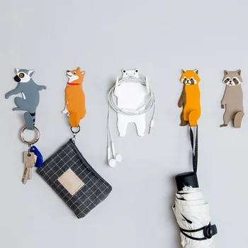 

Animal Shape Key Holder Wall Key Storage Organizer Strong Magnetic Key Rack Hanger Key Ring Hooks Clerk Housekeeper On The Wall