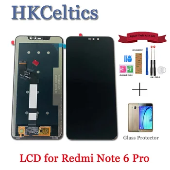 

100% Test AAA Quality LCD WITH Frame For Xiaomi Redmi Note 6 Pro LCD Display Screen Replacement For Redmi Note 6 Pro LCD Black