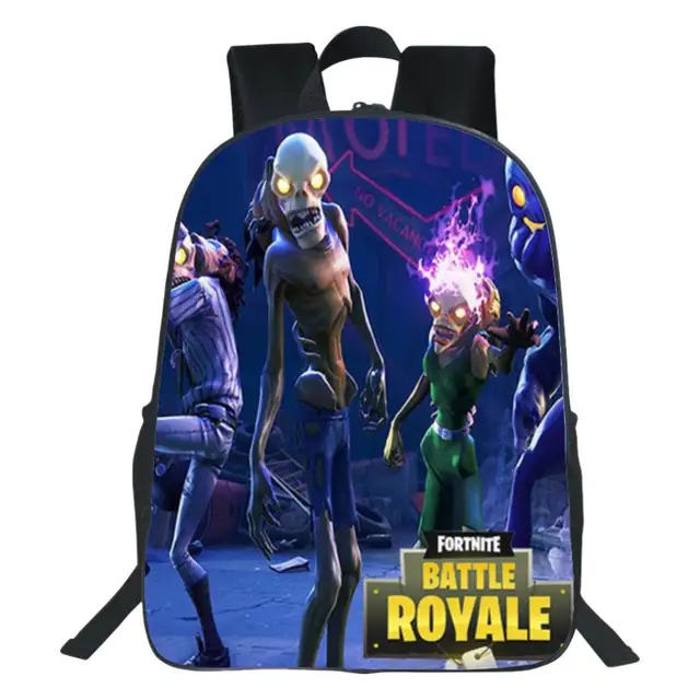 placeholder qokr fortnite battle royale bag 3d printing cartoon boys and girls bookbag women and men school - fortnite women