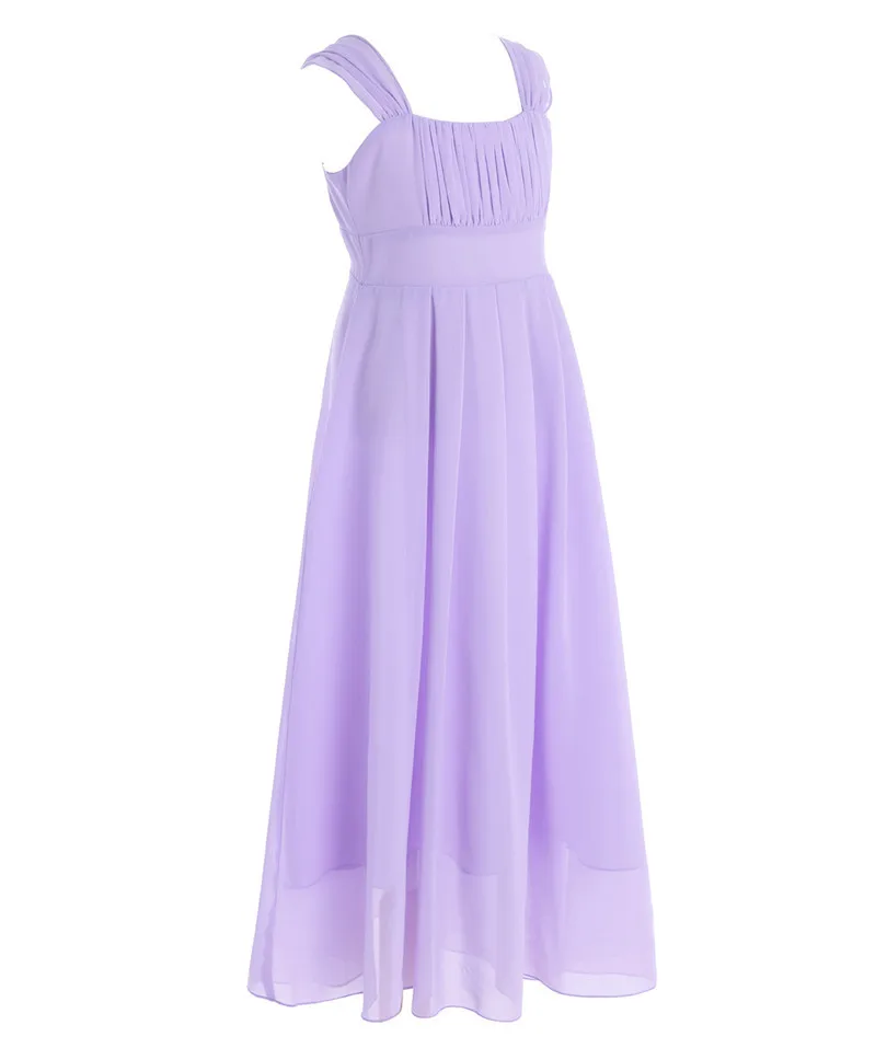 IEFiEL/шифоновое платье с цветочным узором для девочек; Детские нарядные Вечерние платья подружки невесты на свадьбу; бальное платье принцессы на выпускной; торжественное платье