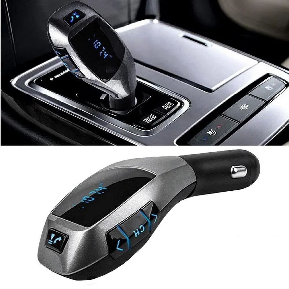 Car Cigarette Bluetooth FM Transmitter Wireless in-Car Hands-free Talking Kit MP3 Player and USB Charger for Smartphones | Автомобили и