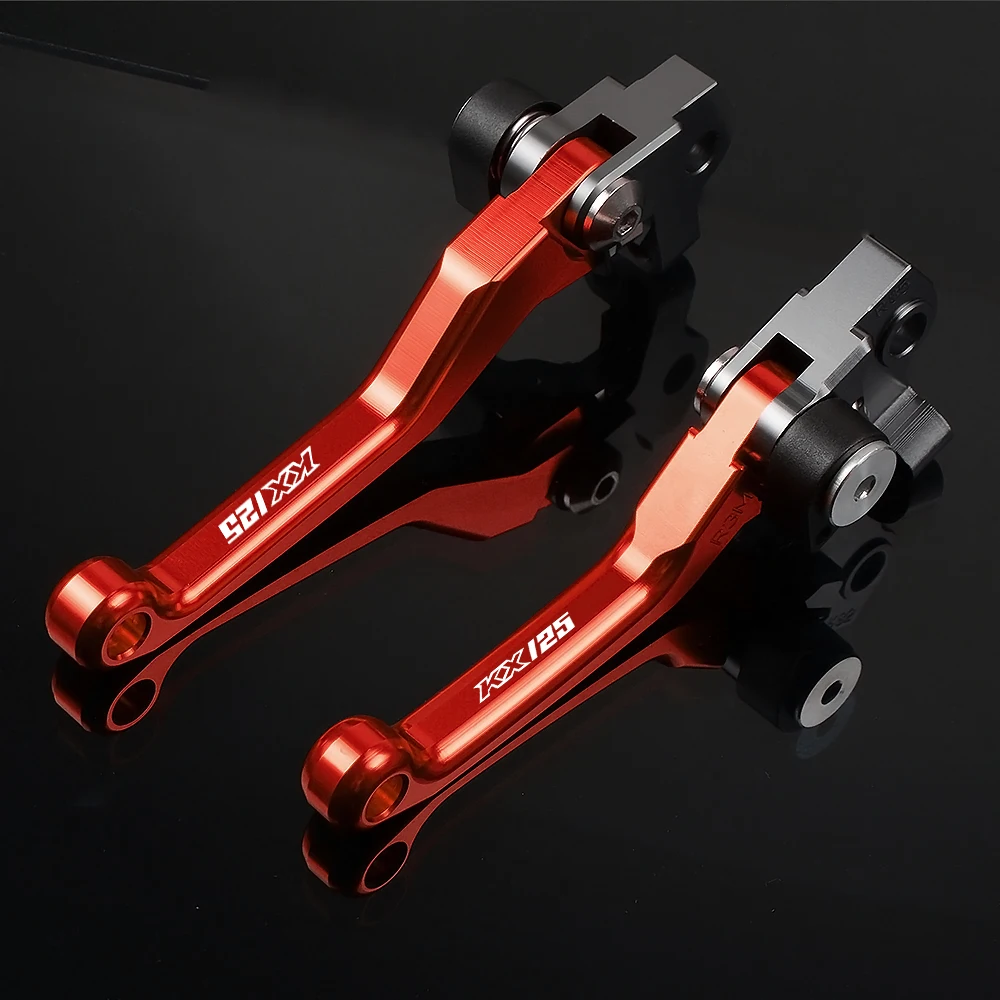 Motorcycle Accessories Dirt bike brakes Motorcycle Brake Clutch Levers FOR KAWASAKI KX125 KX 125 2000 20001 2002 2003 2004 2005 - Цвет: RED