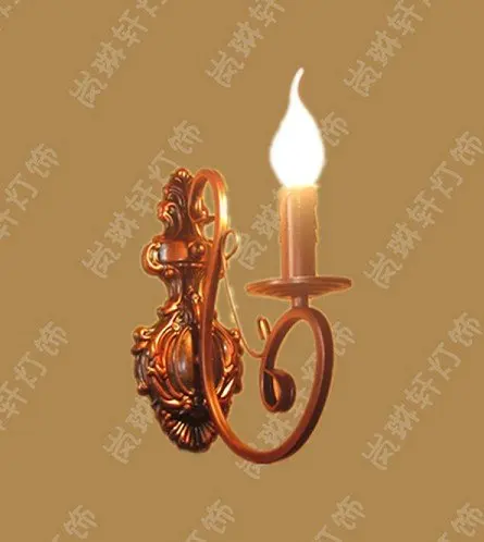 

Vintage Wall Lamps E14 base European candle wall lamp indoor wall light for home