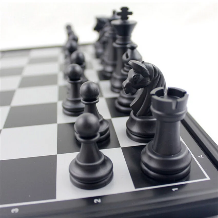 Новый Магнитный Кошелек складной шахматы настольные игры детские развивающие игрушки