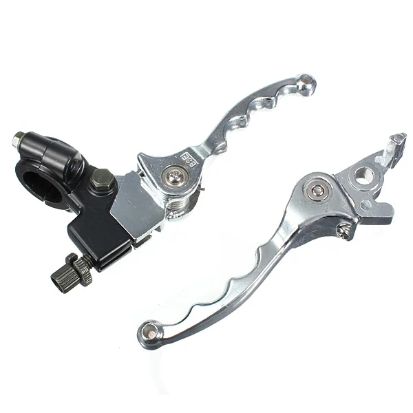

Set Of Pit Dirt Bike Folding Clutch & Brake Lever Chrome 200cc 140cc 125cc 110cc