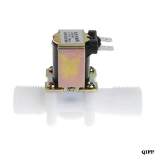 Прямая поставка и 12 В Электрический Соленоидный клапан Магнитный DC N/C воды воздуха на входе переключатель потока 1/" Mar28