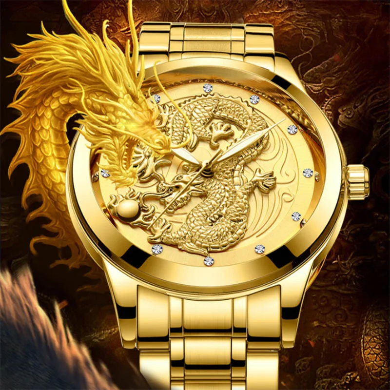 Мужские водонепроницаемые светящиеся кварцевые часы с роскошным циферблатом