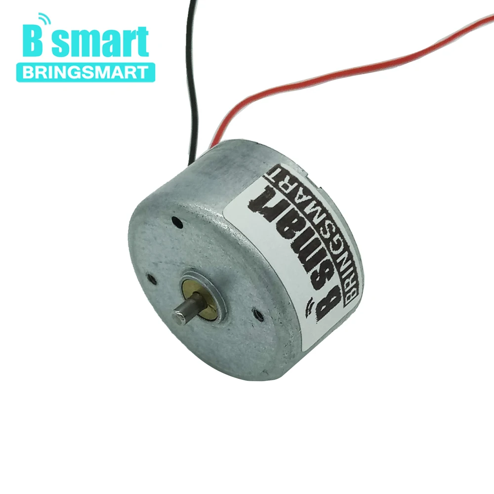 

Bringsmart RF-301EA High Speed Motor DC 1.5-6V Mini DC Motor 3V 3500rpm Pallet Motor for Various DVD Core Spindle Motor