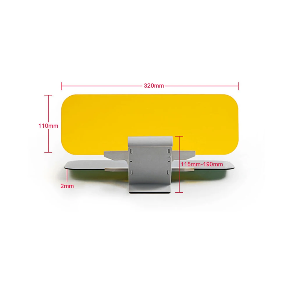 Автомобиль солнцезащитный козырек очки HD День Ночь антибликовое зеркало
