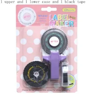 

[ Fly Eagle ] Purple 3D Embossing Manual Label Maker Dymo 9mm Hand Decorative Manual Tape Manual Typewriter DIY Print