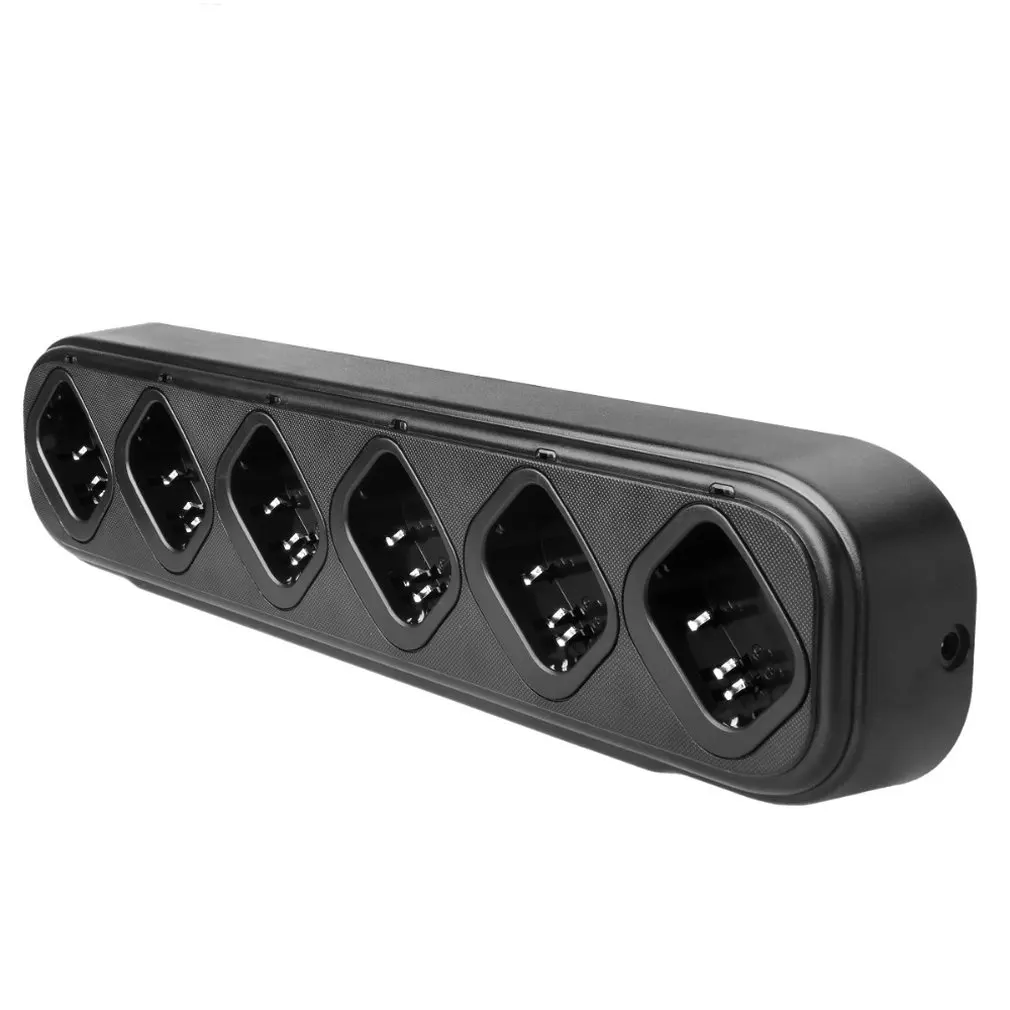 

Portable Charger 6-way Universal Charger Single-Row Rapid Charger for Motorola Walkie Talkie Transceiver
