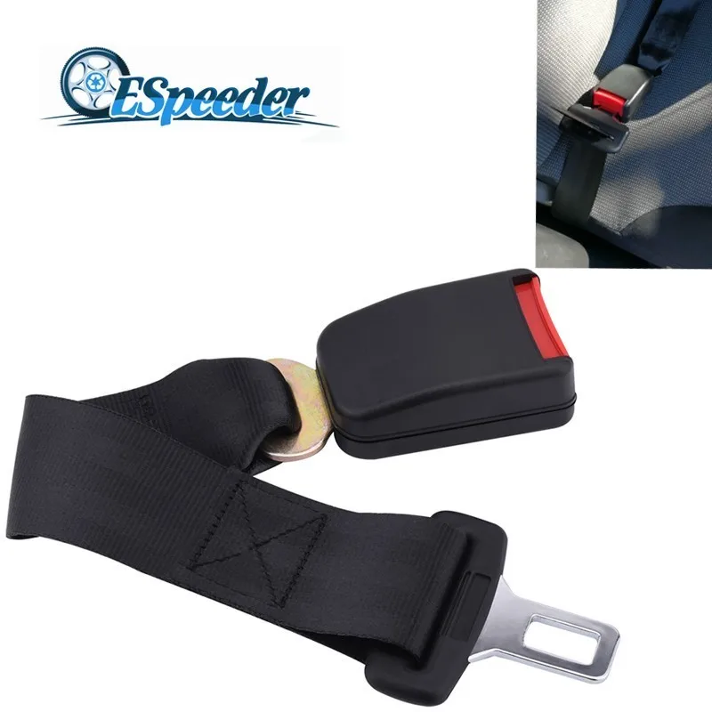 

ESPEEDER Universal Car Seat Belt Buckle Extender Strap Safety Extension Buckle Seat Belts Car Interior Accessories 2.1cm Buckle