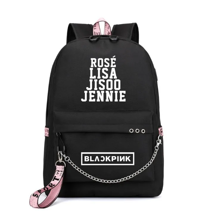 

Chains Vintage Canvas Backpack School Bags for Teenagers Girls Bolsas Mochilas Escolares Femininas Rucksacks