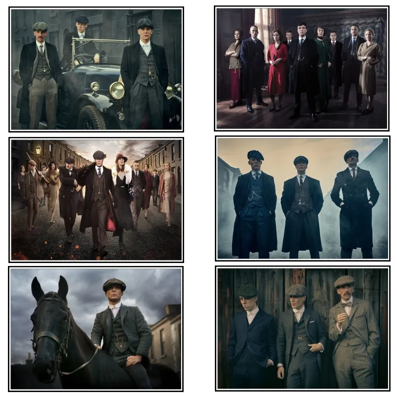 

Posters and Prints Peaky Blinders Movie Poster Wall Art Wall Decor White Paper Painting for Living Room Home Decoration 2003