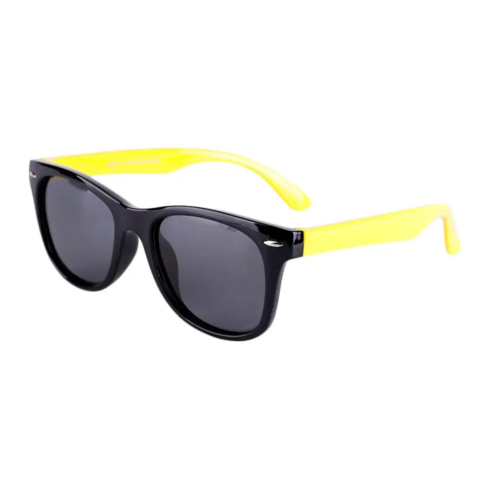 Гибкие детские солнцезащитные очки, поляризационные, защитные, для детей, для малышей, с покрытием, солнцезащитные очки, UV400, солнцезащитные очки, для младенцев, oculos de sol#241691 - Цвет линз: 16