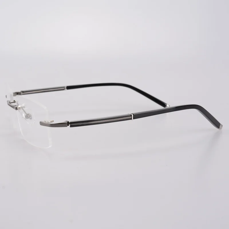 Vazrobe Glasses Frame Men Rimless Eyeglasses Man Prescription Spectacles Myopia Optical Frameless Eyeglass Male Fashion Clear | Аксессуары