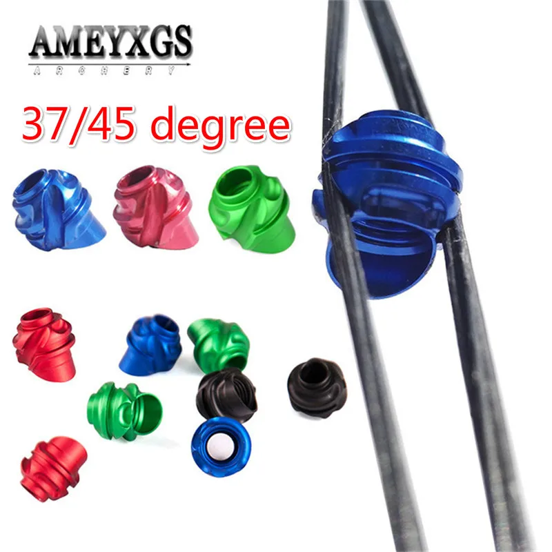 

5pcs Compound Bow Sight 37/45 Degree Peep Sight Housing Aluminum Alloy Sight Scope For Hunting Shooting Archery Accessories