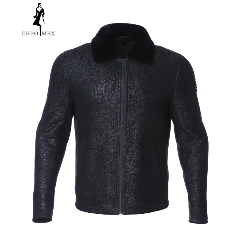 

Short suit collar men fur coat fur overcoat men Winter warmth sheepskin coats men High-grade male fur coat