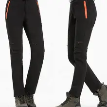 Для мужчин Брюки для девочек Для женщин Кемпинг Рыбалка Mujer открытый Для мужчин Походные кальсоны зимние Трекинговые Мотобрюки Для женщин Термальность Softshell