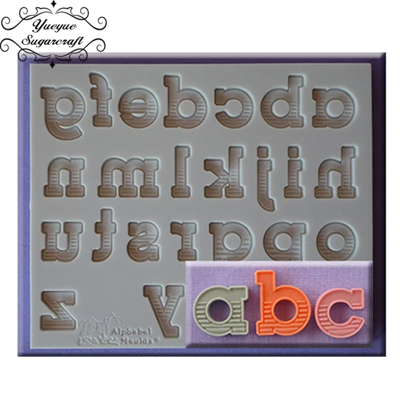 letter number silicone cake chocolate