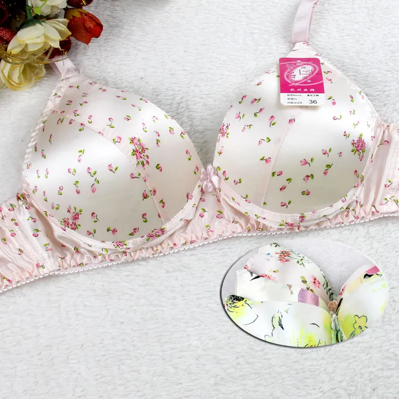 Silk padded bras Clearance
