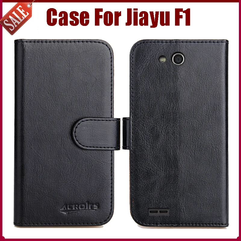 

Hot Sale! jiayu F1 F1W Case New Arrival 6 Colors High Quality Flip Leather Protective Cover For jiayu F1 F1W Case Phone Bag