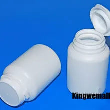 300 шт./лот Ёмкость 100 мл Пластик PE белый бутылка с флип Кепки для Кепки sule Косметическая пудра медицина конфеты Еда упаковки