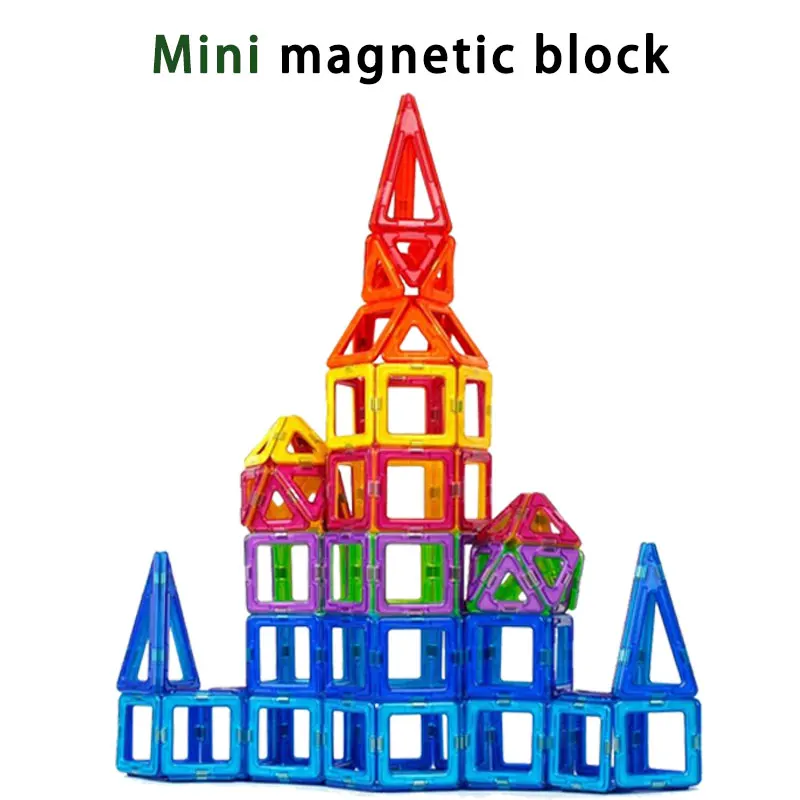 

BD Mini Magnetic block Designer Construction Set enlighten Model Building Toy Magnet Blocks Educational Toys For Children Gifts