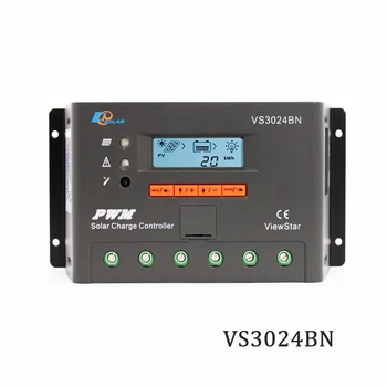 

Viewstar VS3024BN 30A 12V 24V EP PWM Programmable Solar Charge controller charger Regulators support MT50 WIFI Bluetooth elog01