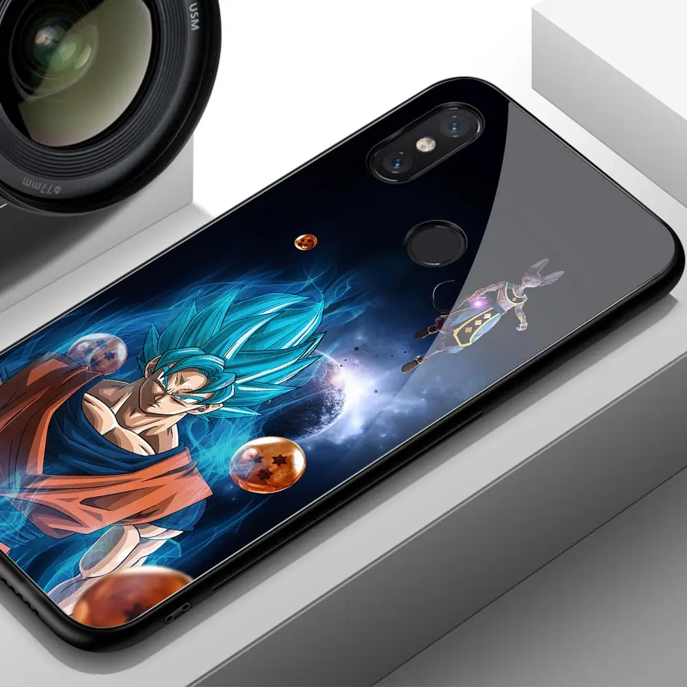 Чехол для Xiaomi mi 8 se, закаленное стекло, жесткая задняя крышка Dragon Ball Z, чехол для телефона для Xiaomi mi 6 8 9 SE lite mi x 2 2s3 max 3