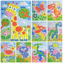 Детские ручной работы Хрустальная мозаика EVA губка наклейки бумага детский сад DIY набор игрушки подарок