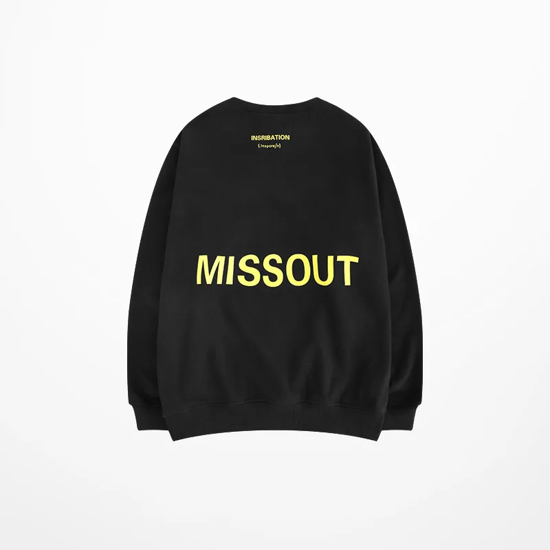 Missout Insribation Necessary Conditions Print O Neck Sweatshirt Men Uzzang Slipknot Gringo Hoodie Sweatshirt  Assc X Hunter Top