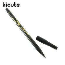 Kicute мягкая ручка-кисть для каллиграфии художественный маркер с черными чернилами рисунок эскиз фломастеры для каллиграфии ручка, подпись письменные принадлежности для рисования