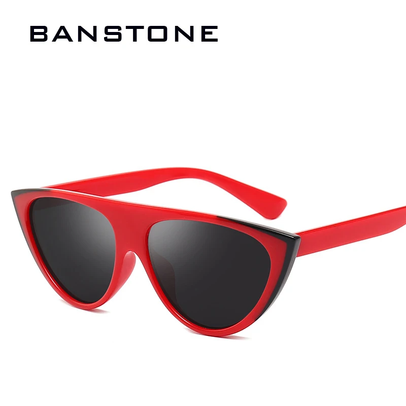 BANSTONE Cateye Солнцезащитные Стекло es для Для женщин пикантные Винтаж UV400 очки для компьютера Элитный бренд дизайн красное солнце Стекло, очки