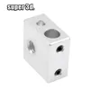 2pcs Aluminum fixed block heat block for 3D printer extruder MK7/MK8 . ► Photo 3/6