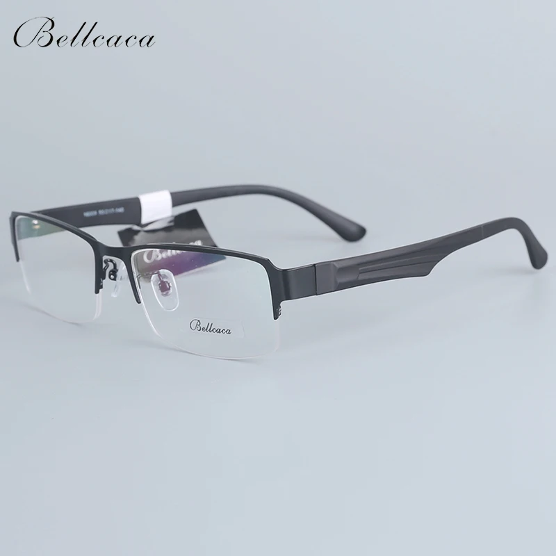 

Bellcaca Spectacle Frame Men Eyeglasses Nerd Computer Optical Transparent Clear Lens Eye Glasses Frame For Male Eyewear 16009