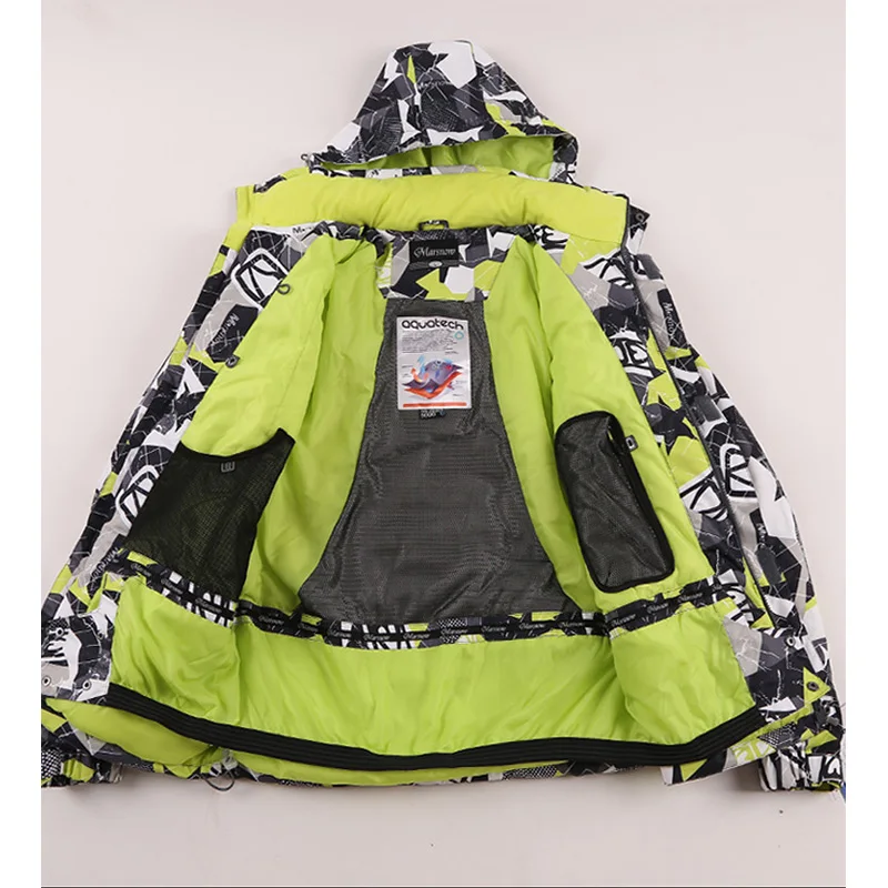 Marsnow Men Ski Jackets Winter Outdoor Thermal Waterproof Windproof Snowboard Jackets Climbing Male Snow Skiing Sport Clothes