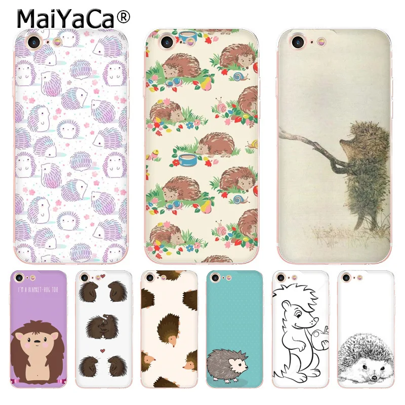 Maiyaca Untuk Iphone 7 6 X Kasus Kartun Landak Hewan Keren