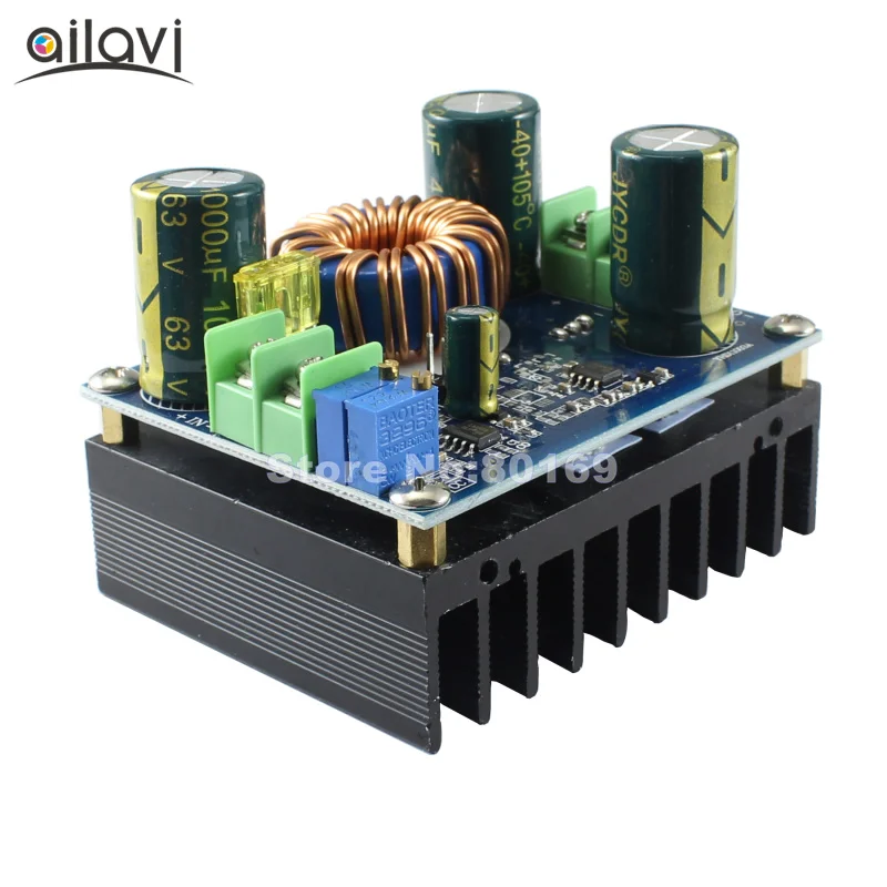 

600W DC-DC Adjustable Boost Converter 8V-60V to 12V-80V 12A Power Supply Board Step-Up Voltage Module
