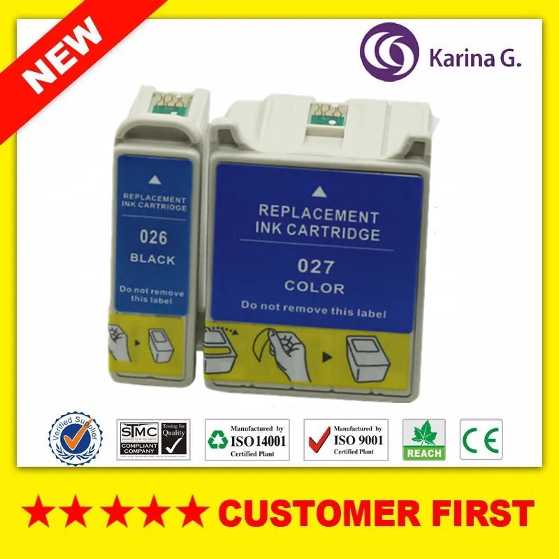 

Compatible Ink Cartridge for T026 T027 suit for EPSON Stylus C50 Stylus Photo 810 820 830 830U 925 935 etc.printer