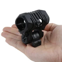 Страйкбол фонарик мини Тактический свет крепление клип 1 дюйм/25 мм 5 положение для лазерного Пикатинни 20 мм рейка крепление для охоты