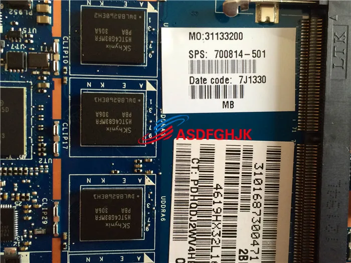 price reduction  for HP Spectre XT TouchSmart 15 LAPTOP MOTHERBOARD 715045-501 La-8551p 100% TESED OK